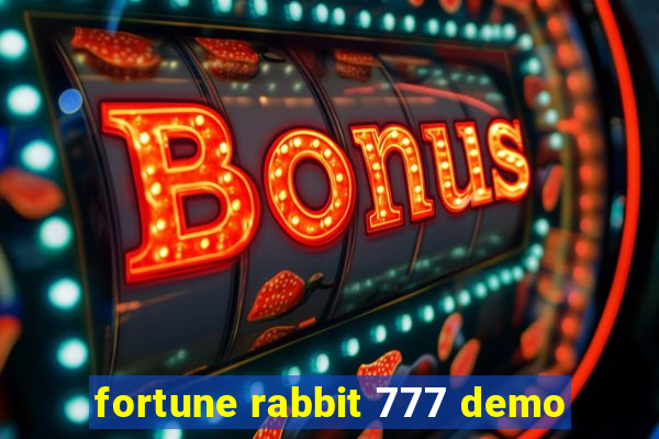 fortune rabbit 777 demo